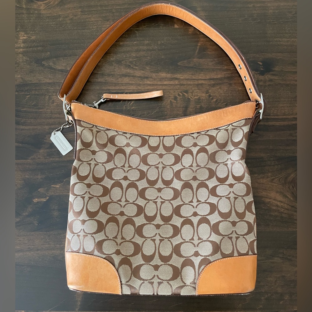 Vintage Coach Signature Monogram Bag